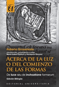 Paperback Acerca de la Luz o del comienzo de las formas [Spanish] Book