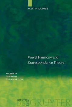 Hardcover Vowel Harmony and Correspondence Theory Book
