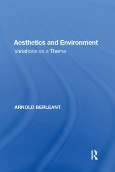 Paperback Aesthetics and Environment: Variations on a Theme Book