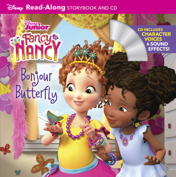 Paperback Fancy Nancy Readalong Storybook and CD: Bonjour Butterfly Book