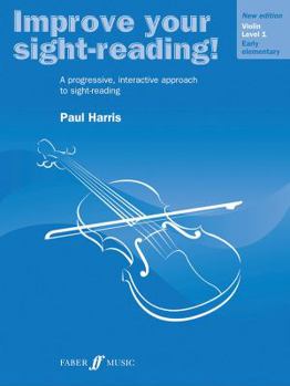 Paperback Improve Your Sight-Reading! Violin, Level 1: A Progressive, Interactive Approach to Sight-Reading Book