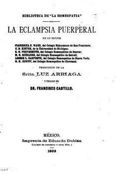Paperback La eclampsia puerperal [Spanish] Book