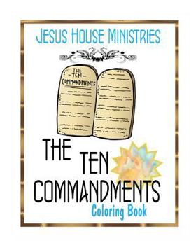 Paperback Ten Commandments Adult Coloring Book: Adult Coloring Book