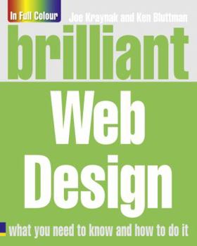 Paperback Brilliant Web Design Book