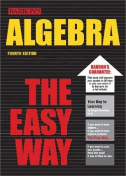 Paperback Algebra the Easy Way Book