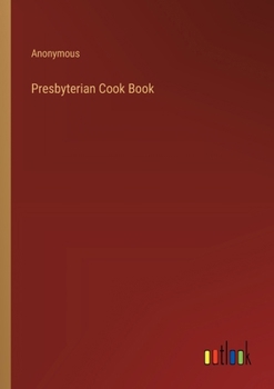 Paperback Presbyterian Cook Book
