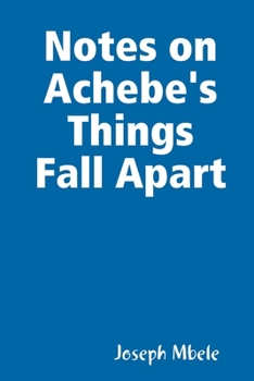 Paperback Notes on Achebe's Things Fall Apart Book