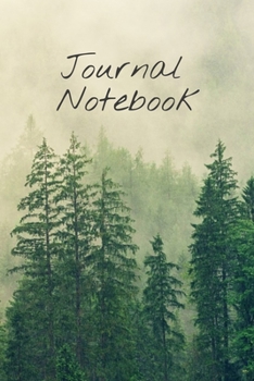 Paperback Journal Notebook: Hiking Journal Notebook, Camping Notebook Journal, Nature Forest Trees, 6" x 9" 120 Pages, Book