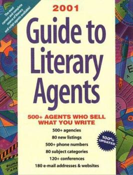 Paperback 2001 Guide to Literary Agents Book