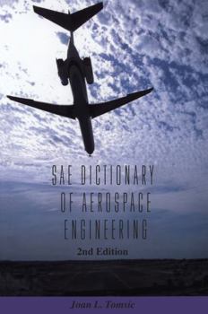 Hardcover Sae Dictionary of Aerospace Engineering Book