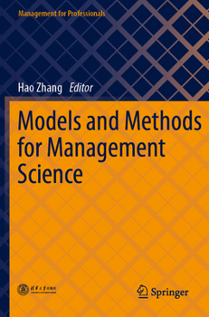 Paperback Models and Methods for Management Science Book