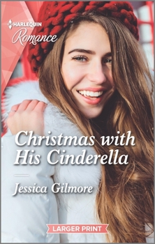 Mass Market Paperback Christmas with His Cinderella [Large Print] Book