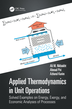 Hardcover Applied Thermodynamics in Unit Operations: Solved Examples on Energy, Exergy, and Economic Analyses of Processes Book