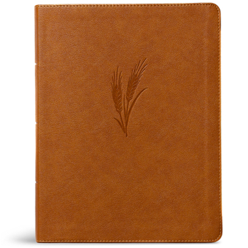Imitation Leather CSB Notetaking Bible, Large Print Edition, Camel Leathertouch Book