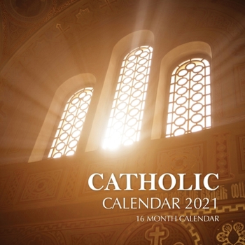 Paperback Catholic Calendar 2021: 16 Month Calendar Book