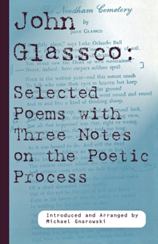 Paperback John Glassco: Selected Poems with Three Notes Book