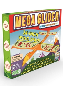 Paperback Mega Dinosaur Gliders: Craft Box Set for Kids Book