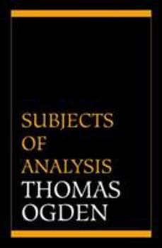 Hardcover Subjects of Analysis Book
