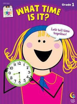 Paperback What Time Is It? Stick Kids Workbook Book