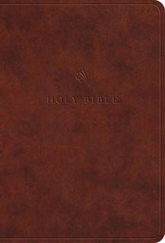 Imitation Leather ESV Value Large Print Compact Bible (Trutone, Chestnut) Book