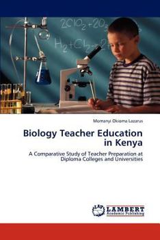 Paperback Biology Teacher Education in Kenya Book