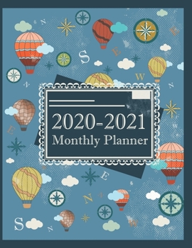 2020-2021 Monthly Planner: 2 Year Calendar Planner 8.5”x11” | Agenda 2020 - 2021, Organizer & Calendar View with Inspirational Quotes | Two Year ... 2020 to Dec 2021, 24 Months (Holiday Cover)