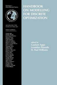 Paperback Handbook on Modelling for Discrete Optimization (Springer Series in Information Sciences) Book