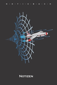 Shuttle Raumsprung Notizbuch: Punkteraster Notizbuch für Zeitreise und Science-Fiction Fans (German Edition)