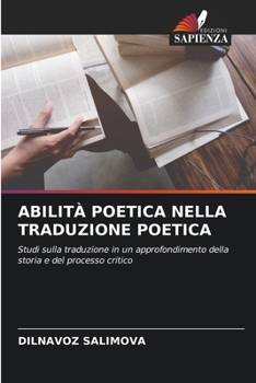 Paperback Abilità Poetica Nella Traduzione Poetica [Italian] Book