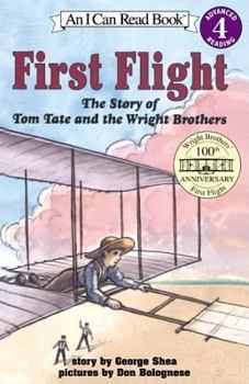 Paperback First Flight: The Story of Tom Tate and the Wright Brothers Book