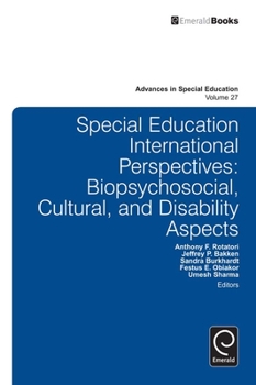Hardcover Special Education International Perspectives Book