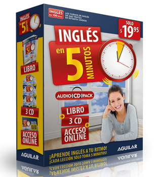 Paperback Inglés En 100 Días - Inglés En 5 Minutos: Aprende Inglés a Tu Ritmo Cada Lección Sólo Toma 5 Minutos / English in 5 Minutes: Aprende Ingles a Tu Ritmo [Spanish] Book