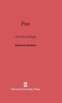 Hardcover Poe: A Critical Study Book
