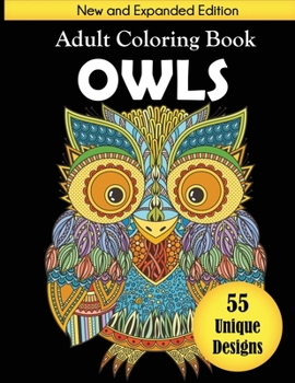 Paperback Owls Adult Coloring Book