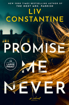 Paperback Promise Me Never [Large Print] Book
