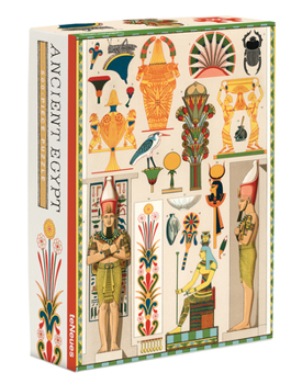 Misc. Teneues - Puzzle: Ancient Egypt, 500 Piece, Full Color Artwork, Vintage Art, Compact Box, 14 X 19 in: 500-Piece Puzzle in a Compact 2-Piece Box Book