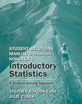 Paperback Student Solutions Manual for Introductory Statistics Book