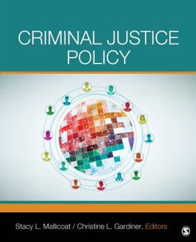 Paperback Criminal Justice Policy Book