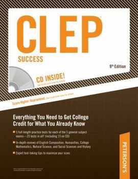Paperback Peterson's CLEP Success (Book & CD-ROM) Book