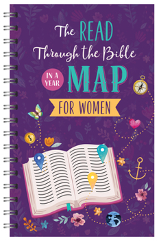 Spiral-bound The Read Through the Bible in a Year Map for Women Book