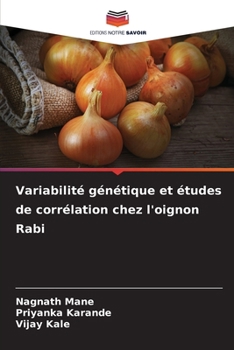 Paperback Variabilité génétique et études de corrélation chez l'oignon Rabi [French] Book