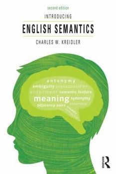 Paperback Introducing English Semantics Book