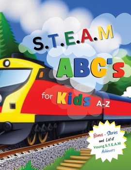 Paperback S.T.E.A.M ABC's for Kids A-Z Book