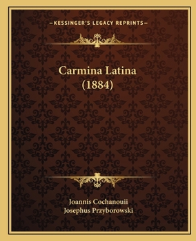 Paperback Carmina Latina (1884) Book