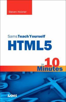 Paperback Sams Teach Yourself HTML5 in 10 Minutes Book