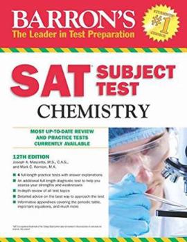Paperback Barron's SAT Subject Test Chemistry Book