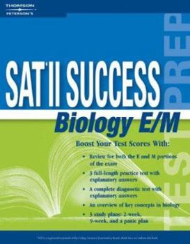 Paperback SAT II Success Biology E/M Book