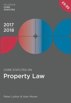 Paperback Core Statutes on Property Law 2017-18 Book