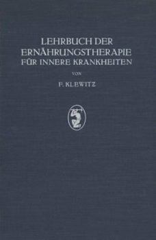Paperback Lehrbuch Der Ernährungstherapie Für Innere Krankheiten [German] Book