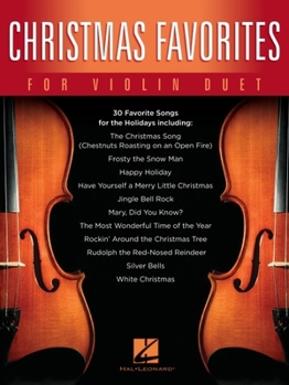 Paperback Christmas Favorites for Violin Duet Book